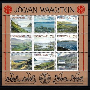 Postfriske enkeltm&aelig;rker, miniark mv