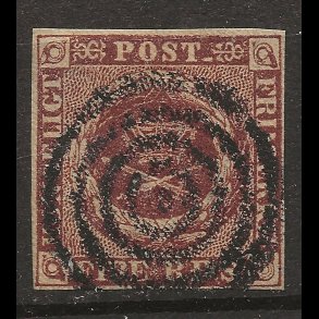 Danmark AFA 1 - 4 RBS Ferslew p�nt m�rke med p�nt stumt stempel-0003