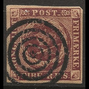 Danmark AFA 1 - 4 RBS Ferslew flot m�rke med n�sten perfekt stumpt stempel-0015