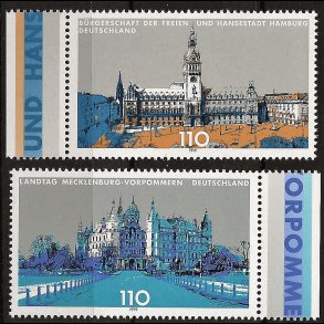 Vesttyskland Tyskland AFA nr. 2977-2978