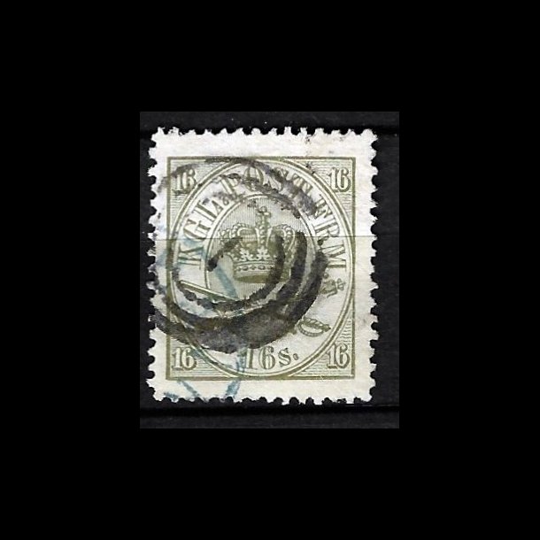 Danmark AFA 15 stemplet, AFA kr. 1.400,00