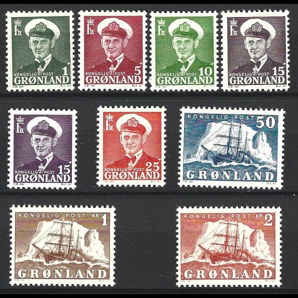 Grnland postfrisk AFA 28-35
