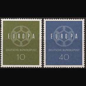 Vesttyskland Tyskland AFA nr. 1284-1285