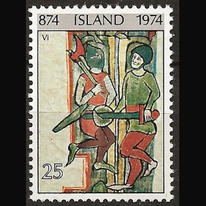 Island AFA 493 postfrisk