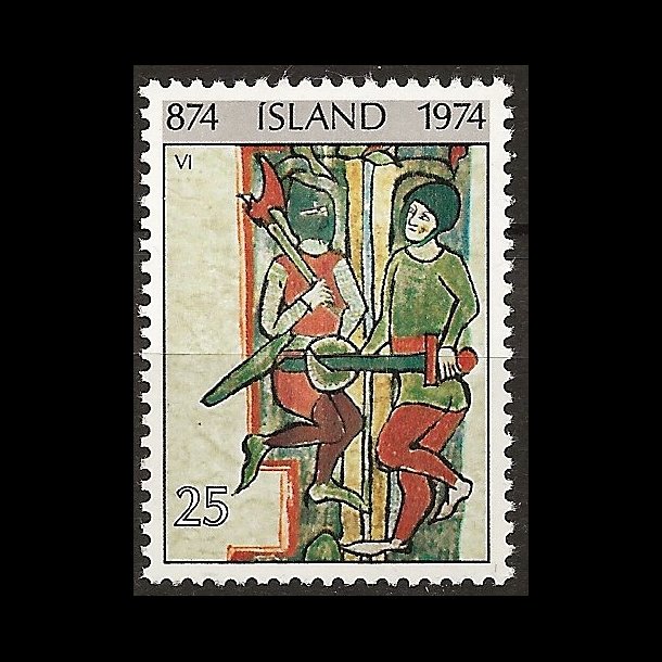 Island postfrisk AFA 493