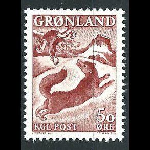 Gr�nland postfrisk AFA 66