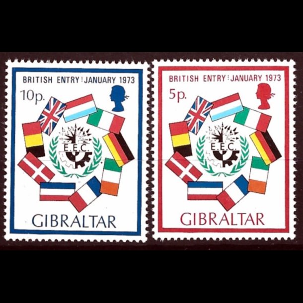 Gibraltar postfrisk AFA 295-296