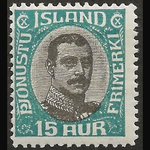 Island postfrisk AFA 37