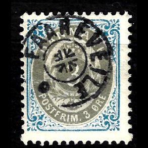 Danmark stjernestempel Faarevejle AFA 22B