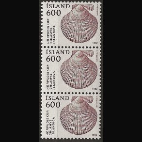 Island AFA 578 postfrisk 3-stribe