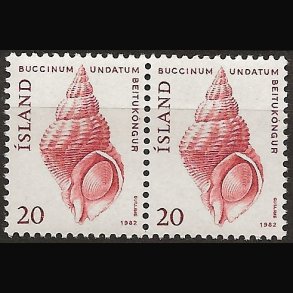 Island AFA 577 postfrisk parstykke