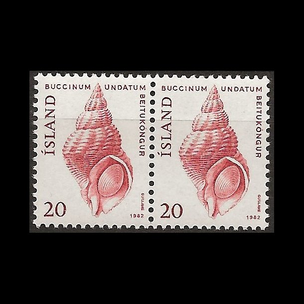 Island postfrisk AFA 577 parstykke