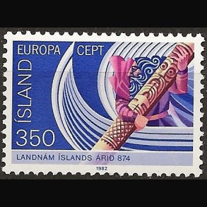 Island AFA 579 postfrisk