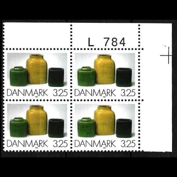 Danmark postfrisk marginalblok L784