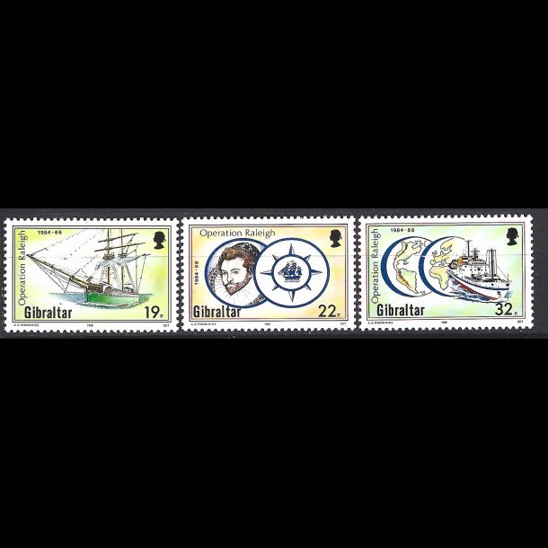 Gibraltar postfrisk AFA 555-557