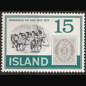 Island AFA 475 postfrisk