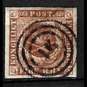 Danmark AFA 1, 4 RBS, type IIIb stemplet