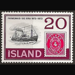 Island AFA 476 postfrisk