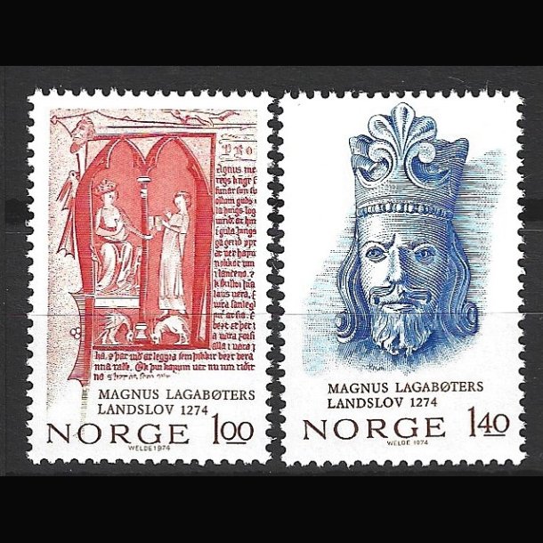 Norge postfrisk AFA 697-698