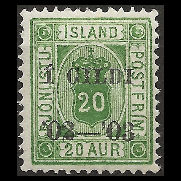 Island postfrisk AFA 15B