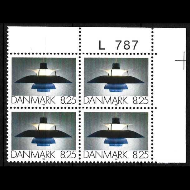 Danmark postfrisk marginalblok L787