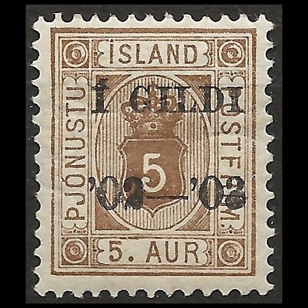 Island postfrisk AFA 12B
