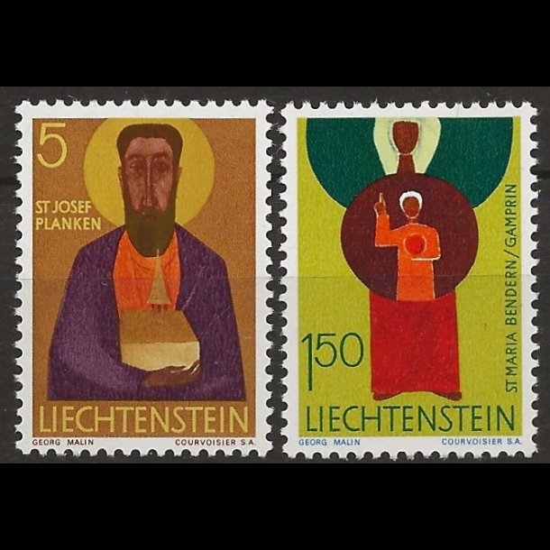 Liechtenstein postfrisk AFA nr. 496-497