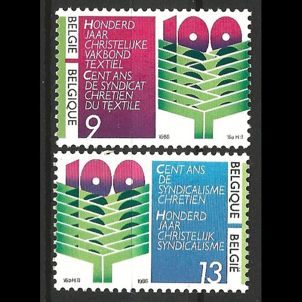 Belgien postfrisk AFA 2295-2296