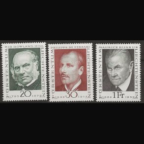 Liechtenstein postfrisk AFA nr. 503-505