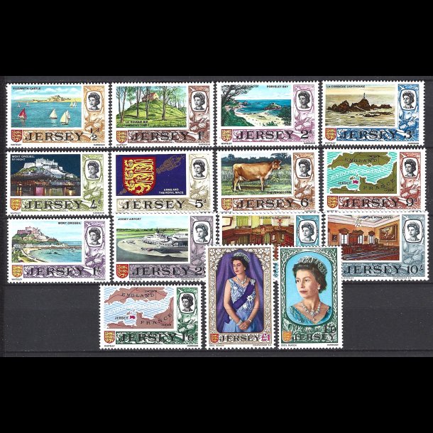 Jersey postfrisk AFA 1-15