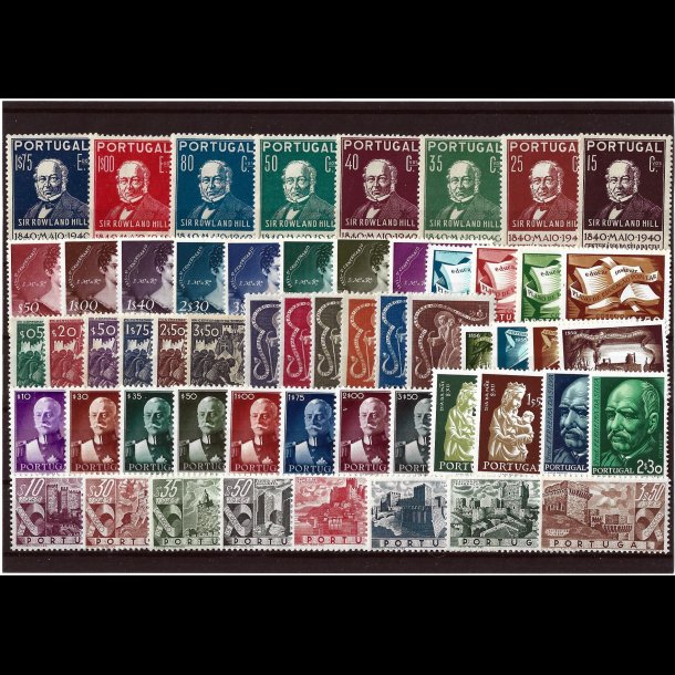 Portugal, et lot ustemplede m�rker, AFA v�rdi kr. 7.258,00 for postfrisk