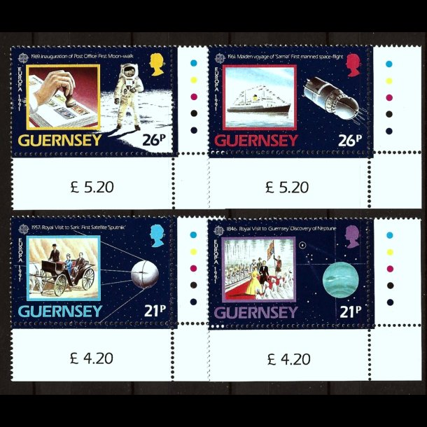 Guernsey AFA 513-516 postfrisk