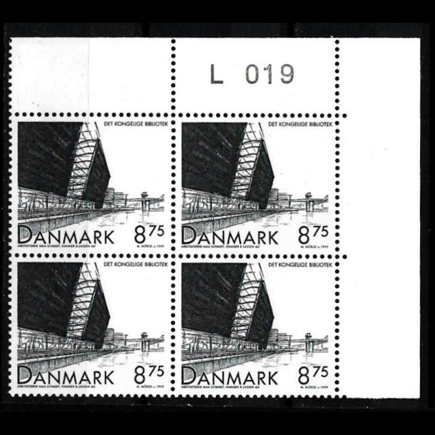 Danmark postfrisk marginalblok L1019