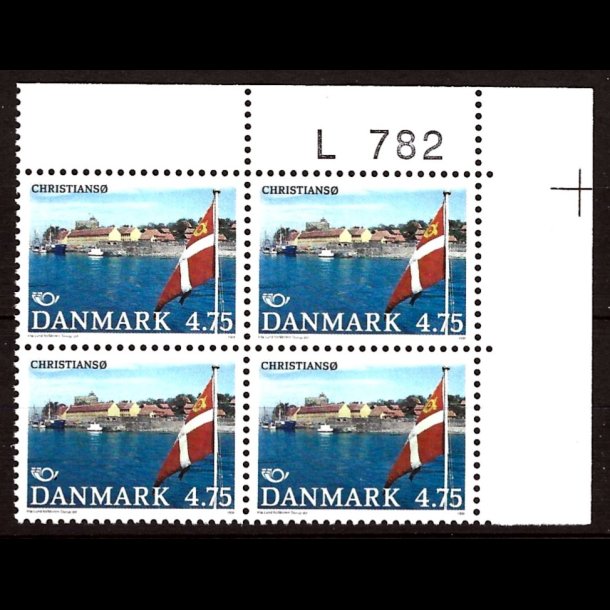 Danmark postfrisk marginalblok L782