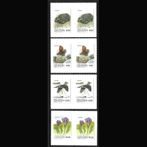 Danmark parstykker postfrisk AFA 1600E-1603E s1