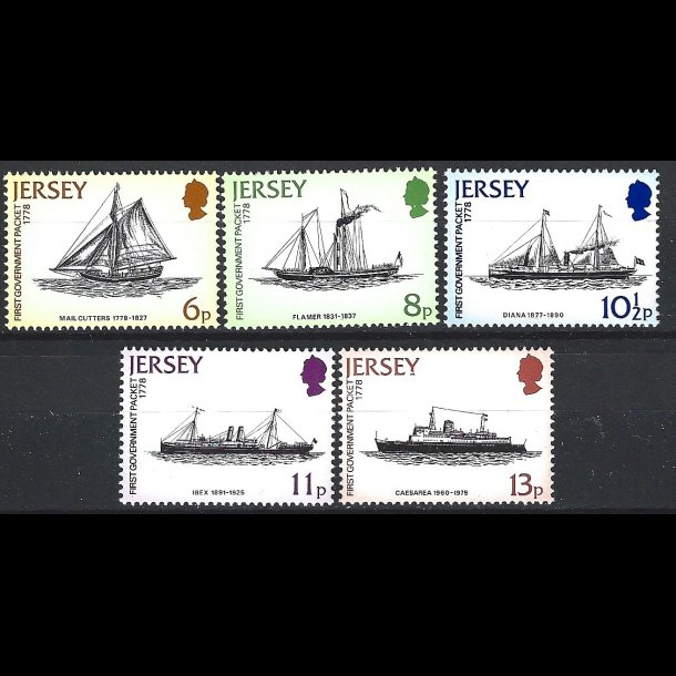 Jersey postfrisk AFA 181-185