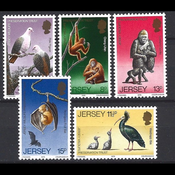 Jersey postfrisk AFA 201-205