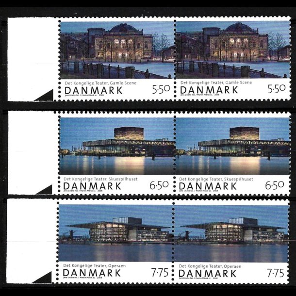 Danmark parstykker postfrisk AFA 1526-1528 s5