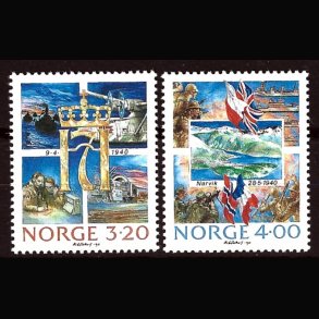 Norge postfrisk AFA 1040-1041
