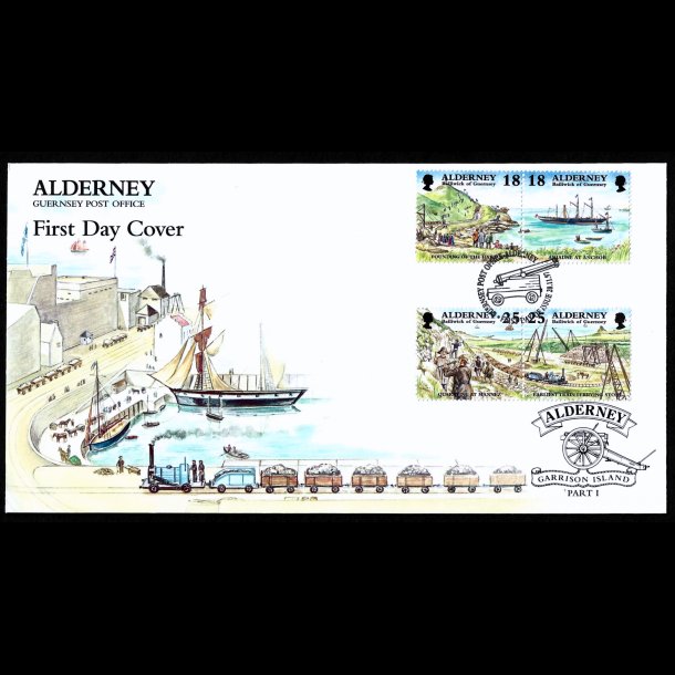 Alderney AFA 108-115 FDC