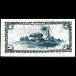 Danmark 50-kroner 1956-A1 Sieg 134 kval. EF/01 erstatn.seddel (0J), flot!!