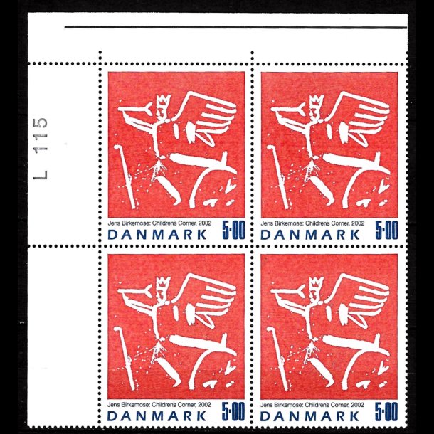 Danmark postfrisk marginalblok L1115