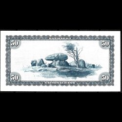 Danmark 50-kroner 1966-A6 Sieg 135 kval. UNC/0 ufoldet, flot!!