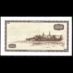 Danmark 100-kroner 1970-B2 Sieg 137 kval. UNC/0 ufoldet, flot!!