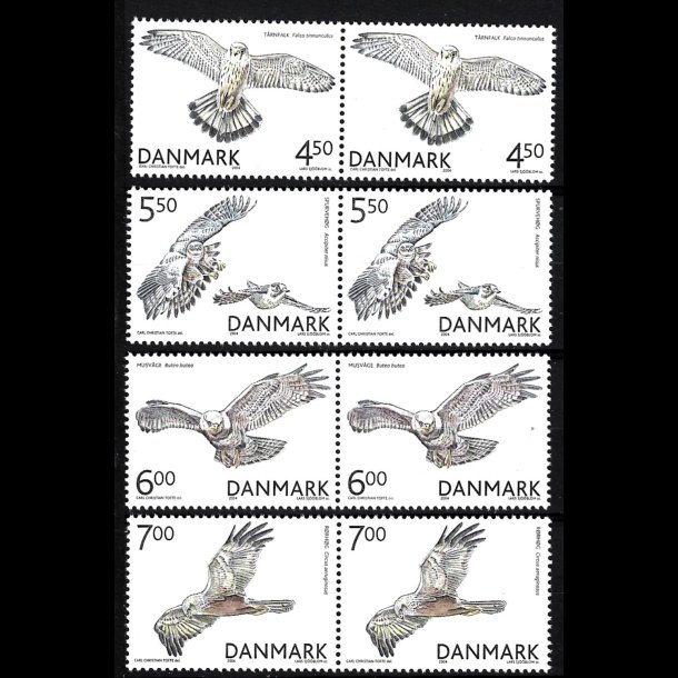 Danmark parstykker postfrisk AFA 1409-1412 s5