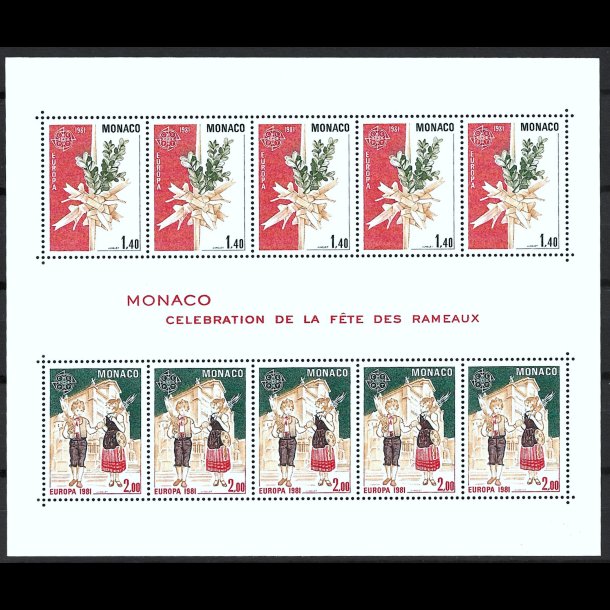 Monaco 1981 AFA 1477-1478