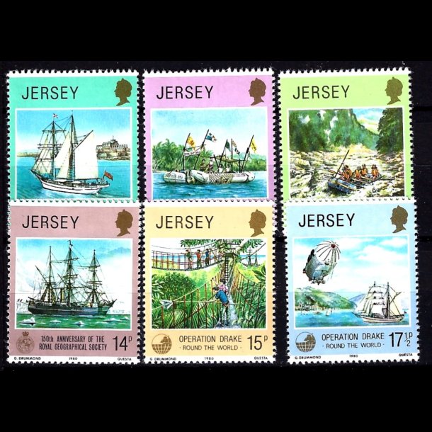 Jersey postfrisk AFA 222-227