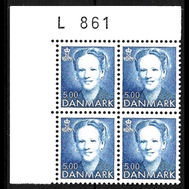 Danmark postfrisk marginalblok L861