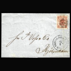 Danmark skillingsbrev AFA 13 uden indhold se billeder