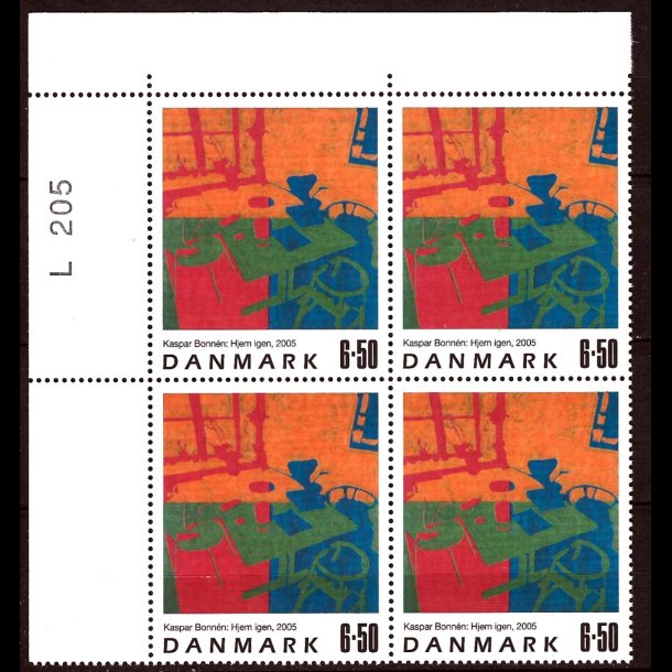 Danmark postfrisk marginalblok L1205